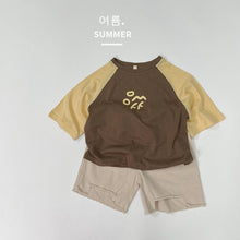 Load image into Gallery viewer, 1207SE-Summer Korean style contrast color short sleeve top