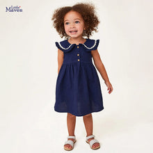 Load image into Gallery viewer, S1810DS-Summer European and American style cute doll collar pure cotton sleeveless dress