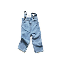 Load image into Gallery viewer, 20133PCW-Spring and Summer Japanese and Korean Loose High Waist Wide Leg Parent-Child Denim Overalls
