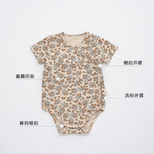 Load image into Gallery viewer, C21427LS-European and American style infant short-sleeved jumpsuit, new male and female baby summer clothes, triangle romper, crawling clothes