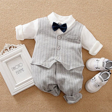 Load image into Gallery viewer, LTY2443LS-Baby jumpsuit crawling clothes cross-border newborn romper gentleman clothes
