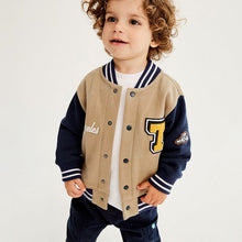 Load image into Gallery viewer, HC1096SE-Autumn and winter European and American style long-sleeved T-shaped baseball plus velvet jacket