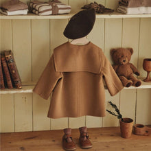Load image into Gallery viewer, Y7335SE-Large lapel single-breasted high-end baby coat (pre-sale and delivery in early December)
