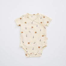 Load image into Gallery viewer, C21427LS-European and American style infant short-sleeved jumpsuit, new male and female baby summer clothes, triangle romper, crawling clothes