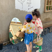 Load image into Gallery viewer, <Taiwan Pavilion> 2022X43SE-Korean version of boys and girls full print smiley face shirt (A3)