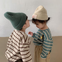 Load image into Gallery viewer, Q90986SE-Children's sweatshirt boy 2022 new spring and autumn Korean style striped girl's clothing loose long-sleeved baby top