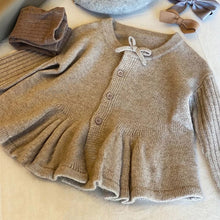Load image into Gallery viewer, K116DS-Children's Spring and Autumn Sweater Jacket Children's Autumn Baby Girls Baby Knitted Cardigan Girls Fashionable Knitted Sweater