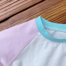 Load image into Gallery viewer, 3220SE-Children's summer color matching T-shirt Korean summer wear ins baby cotton T-shirt thin baby top