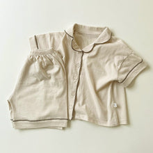 Load image into Gallery viewer, ER051PCW-Summer Danish style pure cotton soft home parent-child wear
