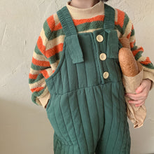 Load image into Gallery viewer, D60086PA-Autumn and winter Korean style padded thick warm bib trousers