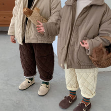 Load image into Gallery viewer, D60282SE-Autumn and winter Korean style lapel buttoned thick long-sleeved bread coat