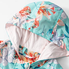 Load image into Gallery viewer, 6015SE-Autumn and winter floral long hooded jacket