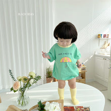 Load image into Gallery viewer, 6116LS-Summer baby umbrella print short-sleeved romper