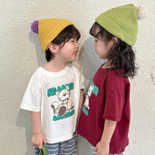 Load image into Gallery viewer, X81335SE-Summer cotton bear print short-sleeved top