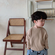 Load image into Gallery viewer, D91026SE-Children's sweatshirt waffle boy autumn clothes 2022 new spring and autumn Korean version girl casual long-sleeved baby top