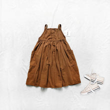Load image into Gallery viewer, 23006DS-Summer Japanese retro multi-button cotton casual suspender dress