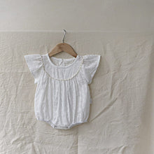 Load image into Gallery viewer, Y9221LS-Summer solid color hollow embroidery triangle bodysuit