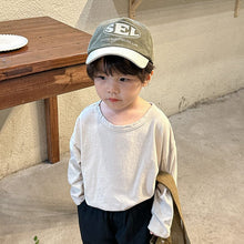 Load image into Gallery viewer, C81337SE-Spring and Autumn Loose Basic Long Sleeve Cotton Top