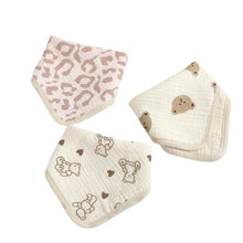 Load image into Gallery viewer, WH3065AC-Korean style 4-layer pure cotton gauze square towel newborn baby towel baby supplies children's handkerchief face wash small square towel