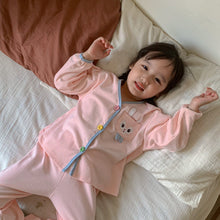 Load image into Gallery viewer, D90783- Girls autumn and winter cute rabbit long-sleeved home clothes