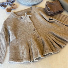 Load image into Gallery viewer, K116DS-Children's Spring and Autumn Sweater Jacket Children's Autumn Baby Girls Baby Knitted Cardigan Girls Fashionable Knitted Sweater