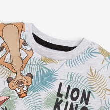 Load image into Gallery viewer, 8165SE-Summer printed round neck shirt European and American children's animal print casual short-sleeved top