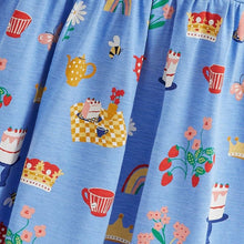 Load image into Gallery viewer, 9306DS-Summer stylish children's European and American round neck short-sleeved dress