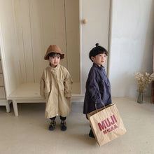 Load image into Gallery viewer, Q90357SE-Children's jacket, medium-length, boys' autumn clothes, girls' windbreaker, 2022 new spring and autumn Korean style baby tops