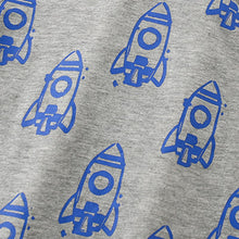 Load image into Gallery viewer, 81120TG-malwee summer European and American children's hot print top + casual pants two-piece set