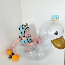 Load image into Gallery viewer, WH70410AC-ins Internet celebrity transparent duck sitting circle children's swimming circle
