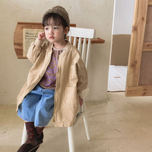 Load image into Gallery viewer, Q90365SE-Children's jacket, medium-length, boys' spring and autumn style, children's clothing, girls' windbreaker, 2022 new autumn stylish baby tops