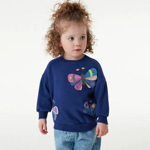 Load image into Gallery viewer, C1115SE-Little maven butterfly pattern long-sleeved cotton children's top