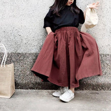 Load image into Gallery viewer, 21019PCW- Spring and summer loose casual parent-child umbrella skirt