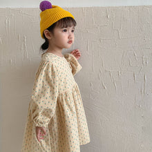 Load image into Gallery viewer, Q90912DS-Girls' dress autumn 2022 new spring and autumn stylish children's wear pure cotton brushed baby princess skirt