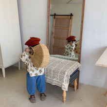 Load image into Gallery viewer, Q90966SE-Children's long-sleeved floral shirt boys 2022 new spring and autumn clothes fashionable street girls shirt baby tops