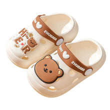 Load image into Gallery viewer, D1002AC-New children's slippers for boys and girls, hole shoes, non-slip soft-soled sandals, baby outdoor slippers with closed toe