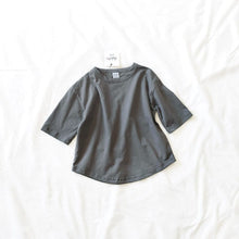 Load image into Gallery viewer, 22129PCW-Spring and summer Japanese style cotton loose mid-sleeve top