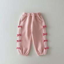 Load image into Gallery viewer, Y5403PA-Spring bowknot girls' ankle sports trousers