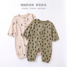 Load image into Gallery viewer, D23215LS-Autumn small tree moon climbing clothes