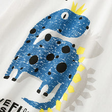 Load image into Gallery viewer, 8337TG-malwee European and American children's print round neck boy two-piece suit