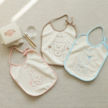 Load image into Gallery viewer, 2021524AC-Korea ins children's embroidered bib wash scarf super soft face towel travel towel cute bear saliva towel