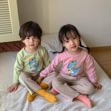 Load image into Gallery viewer, D90789JG- Korean autumn and winter dinosaur long-sleeved home clothes