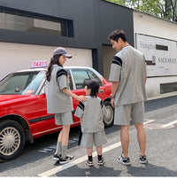 Load image into Gallery viewer, 22B069PCW-Children's suit new parent-child suit sports style street-style family of three or four family suit two-piece suit