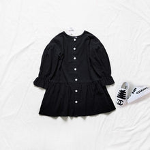 Load image into Gallery viewer, 22062PCW-Autumn two-sided wear parent-child outfit Japanese style flower bud sleeve long cardigan doll dress