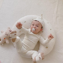 Load image into Gallery viewer, YT069AC-INS Cartoon Moon Embroidery Quilted Pillow & Cylindrical Leg-Clamping Pillow