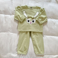 Load image into Gallery viewer, D90786JG-Autumn and winter bunny baby print home clothes