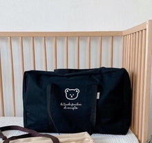Load image into Gallery viewer, A3H302AC-ins Korean style bear solid color kindergarten quilt storage bag bedding packing bag large capacity luggage bag