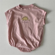 Load image into Gallery viewer, 24D995LS-ins Korean version of the new summer baby jumpsuit male and female baby soft and comfortable cute fart dinosaur romper