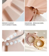 Load image into Gallery viewer, WH93010AC-ins style baby shampoo magic children's water-blocking cap for washing hair and ear protection baby bathing shower cap waterproof shampoo cap