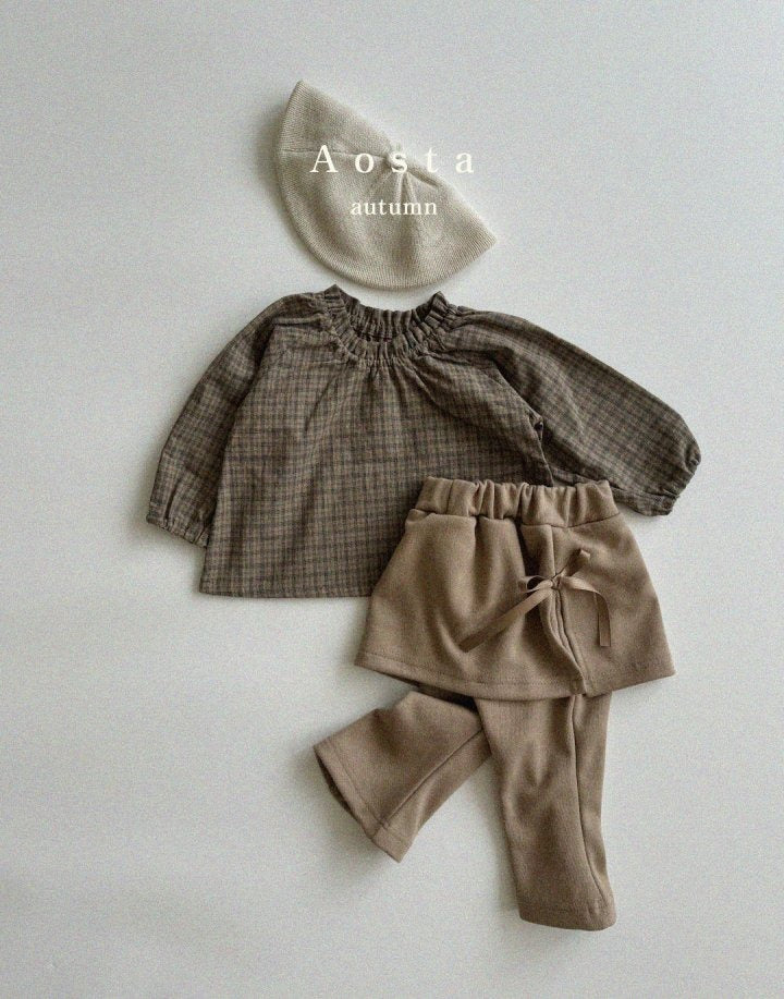 <韓國館>AT24A052-Aosta裙褲 (Skirt Pants)【正韓】